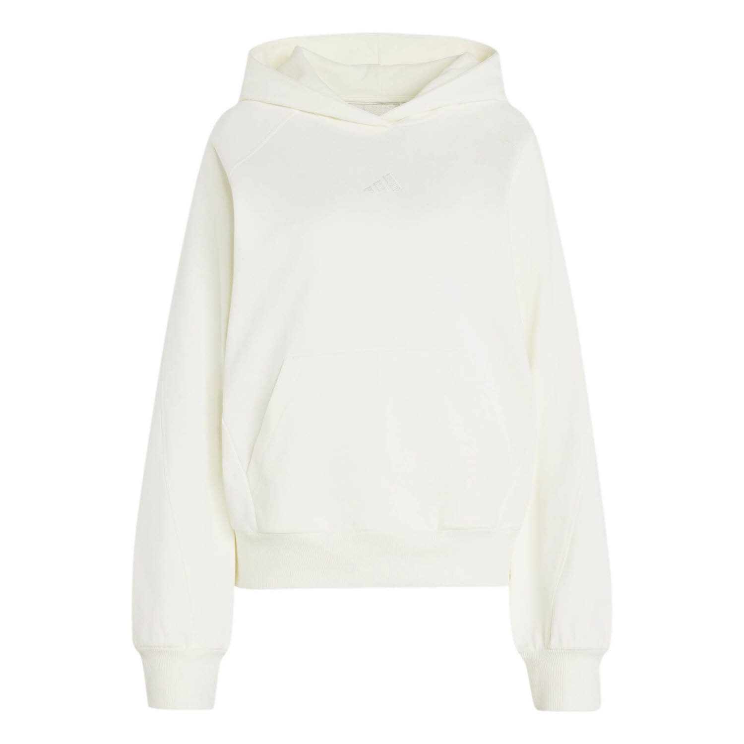adidas Kit Small Logo Damen Hoodie Kapuzenpullover weiß