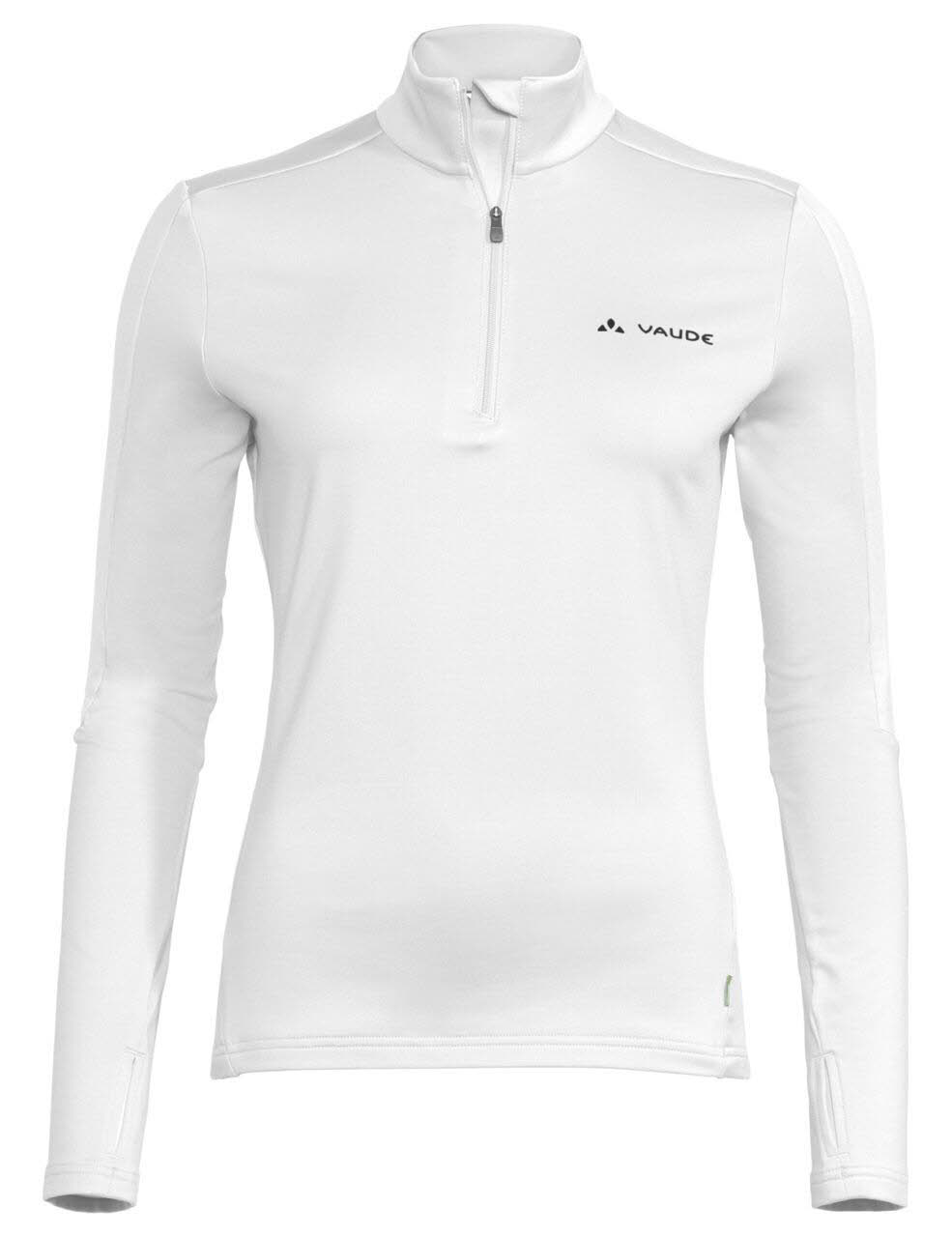 Vaude Livigno Halfzip II Fleecepullover Skirolli Funktionsshirt Damen weiß