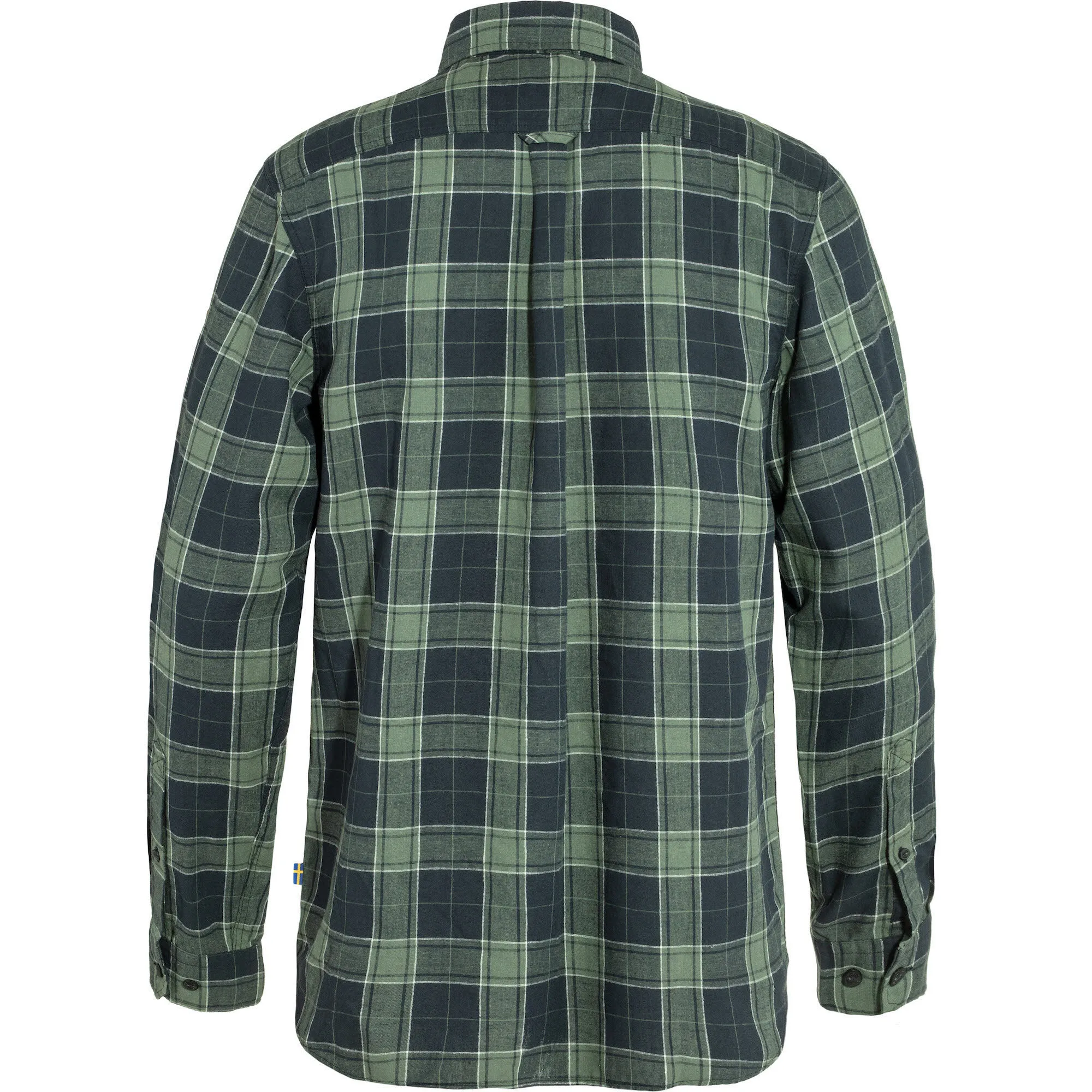 Fjällräven Övik Travel Shirt LS Herren Hemd Langarmhemd grün