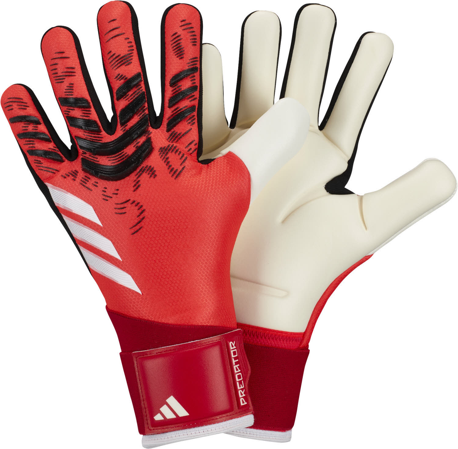 adidas Predator Competition Herren Torwarthandschuhe rot/weiß