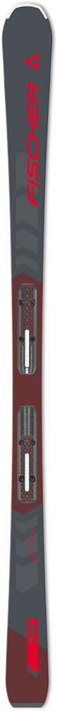 Fischer RC FIRE SLR PRO + RS 9 SLR Allround Ski Einsteiger 25/26 grau/rot