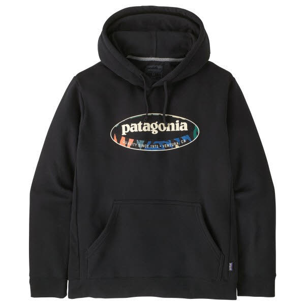 Patagonia  '95 Oval Logo Uprisal Hoody Herren schwarz