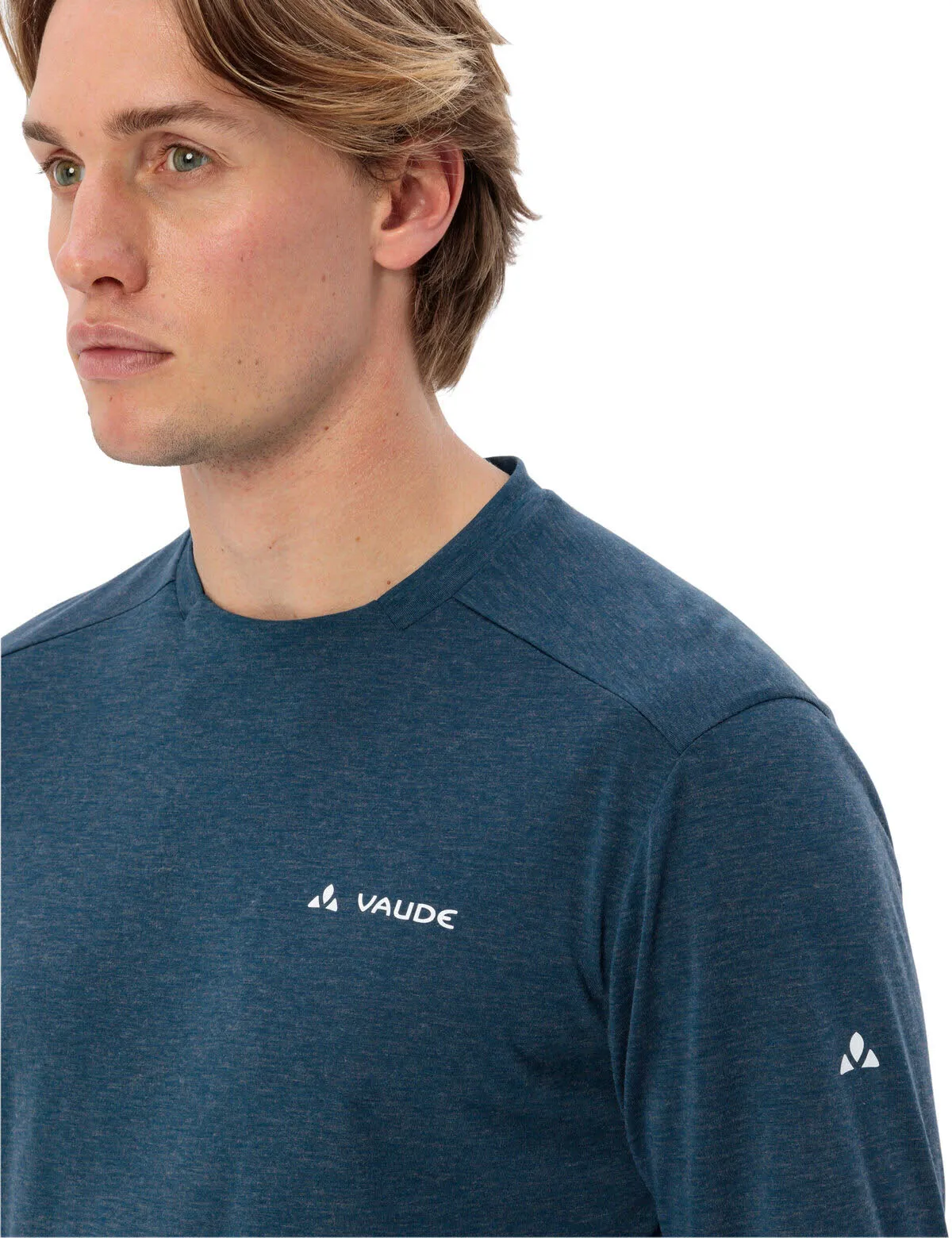 Vaude Essential Langarm T-Shirt Herren Funktionsshirt dunkelblau