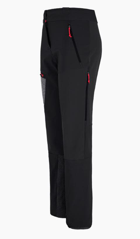 Salewa Comici Trekkinghose gefüttert Wanderhose lange Hose Damen schwarz