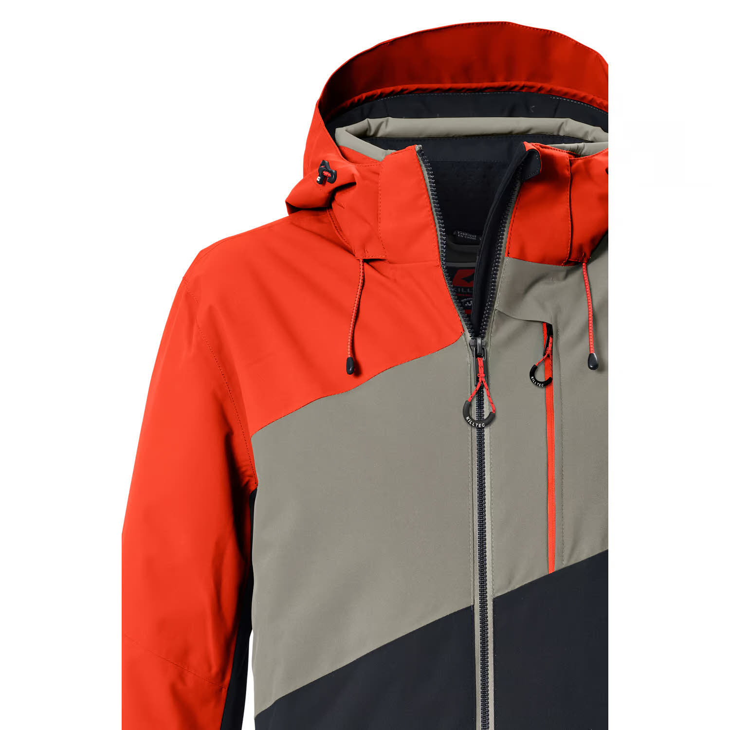 Killtec KSW 89 MN SKI JCKT Herren Skijacke Winterjacke Snowboardjacke orange/grau/schwarz