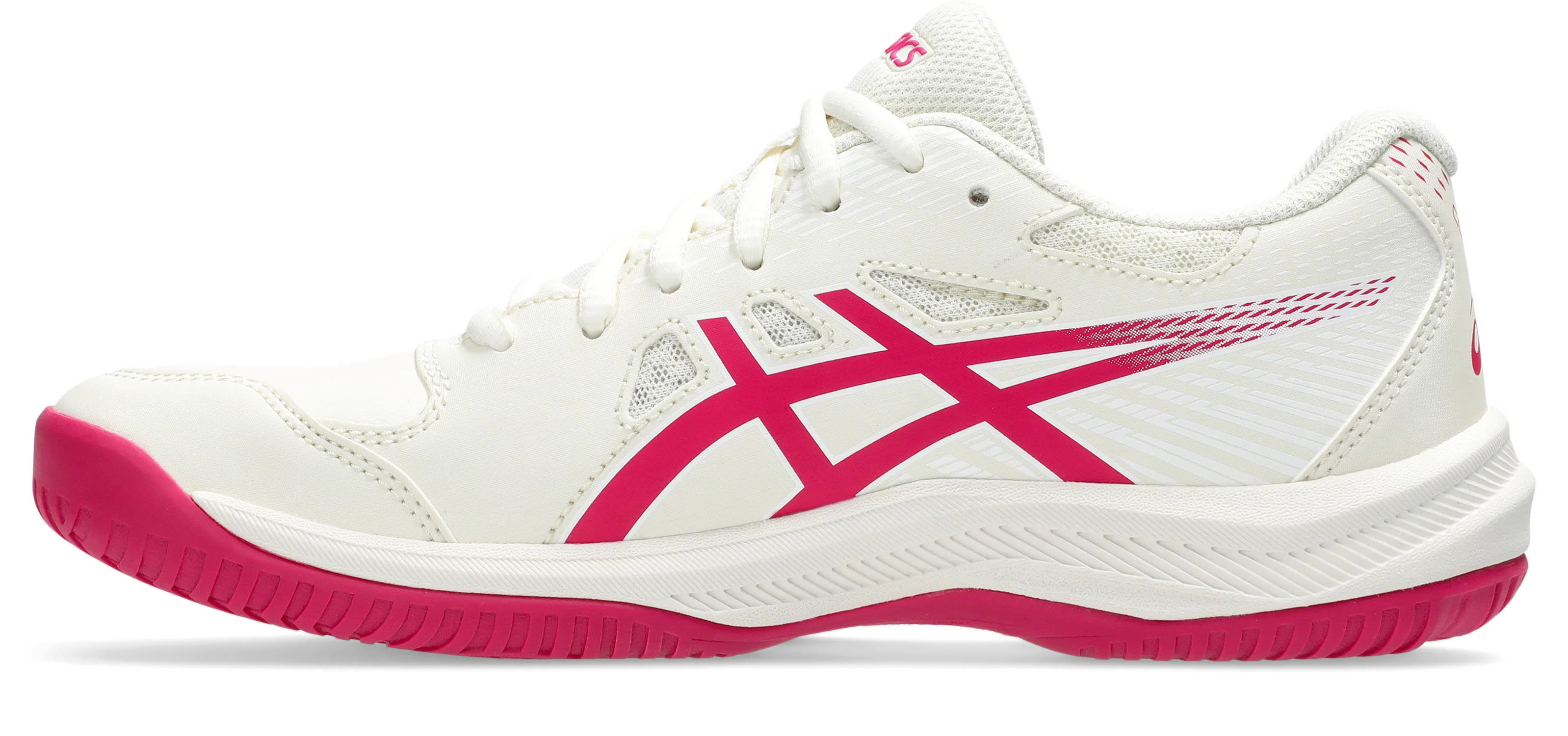 Asics Court Slide 4 Damen Tennisschuhe Sneaker weiß/rosa