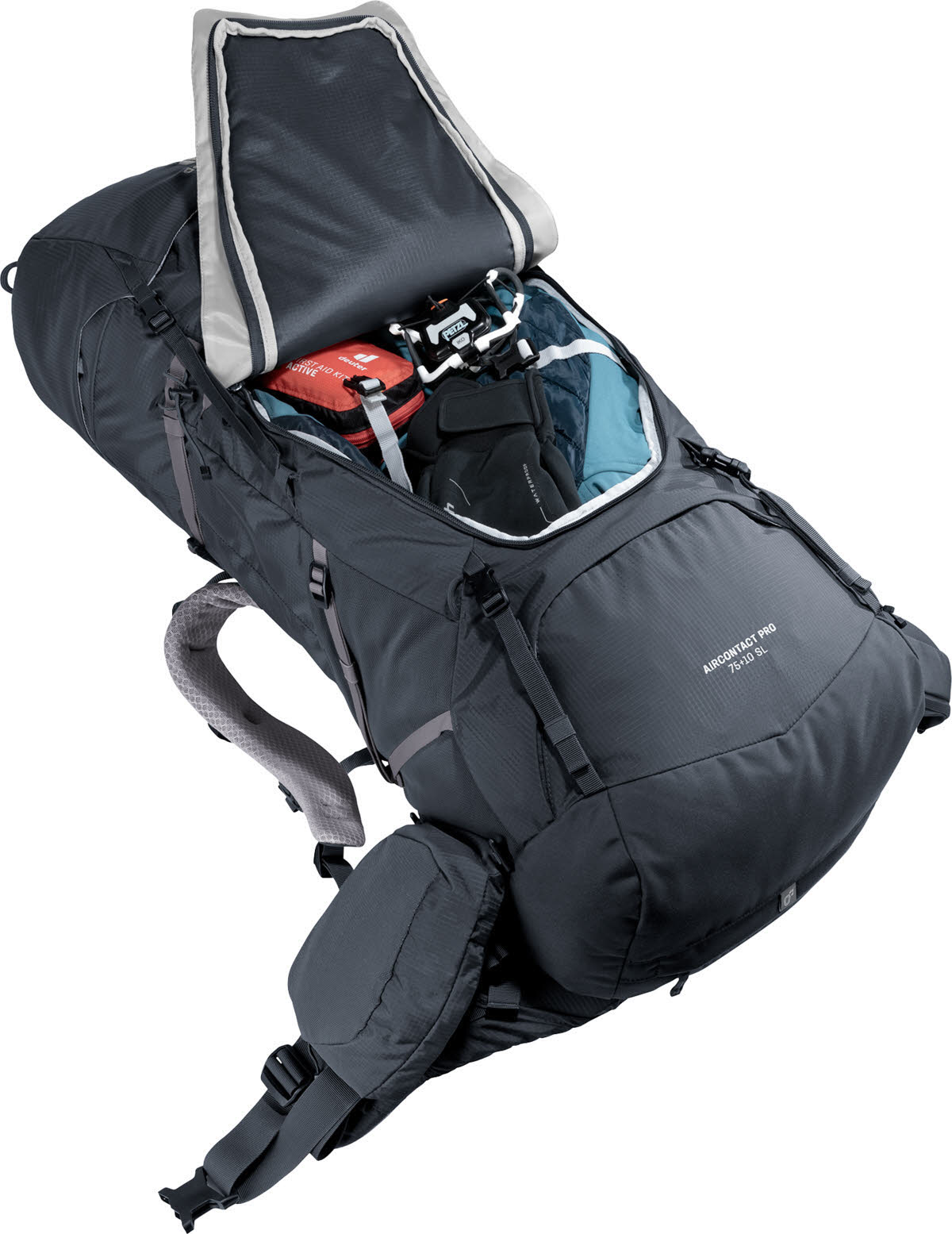 Deuter Aircontact Pro 85+10 Herren Trekkingrucksack black