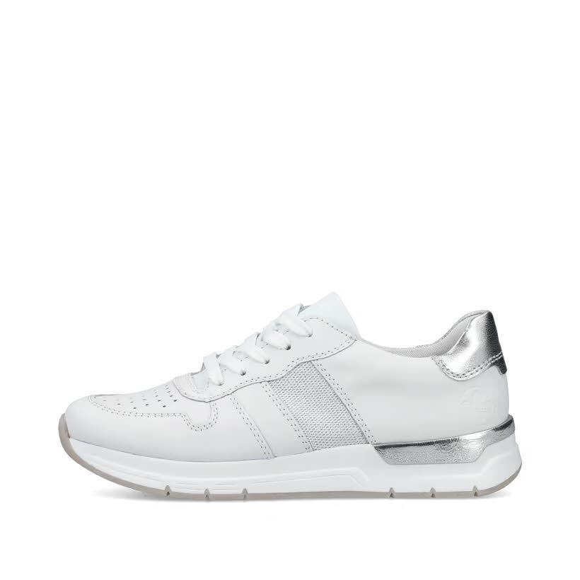 Rieker Damen Sneaker Trendschuhe Modeschuhe weiß