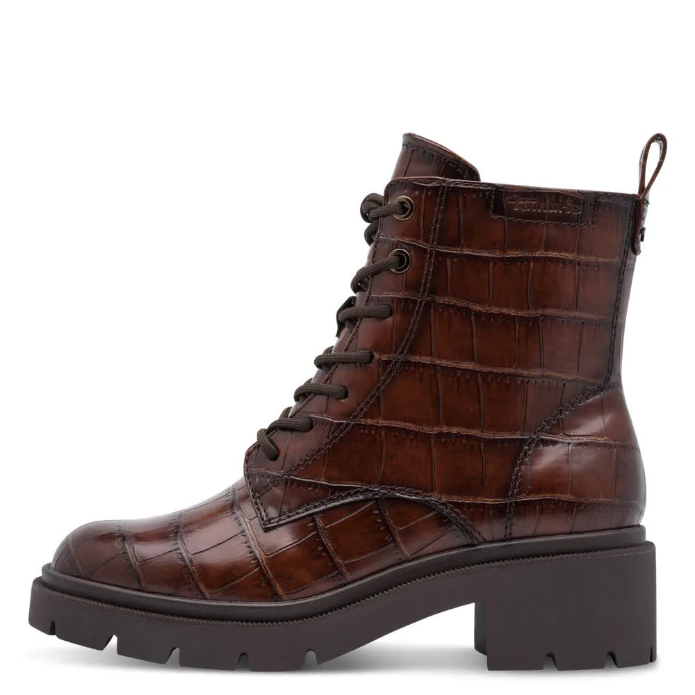 Tamaris Damen Stiefel Stiefelette braun