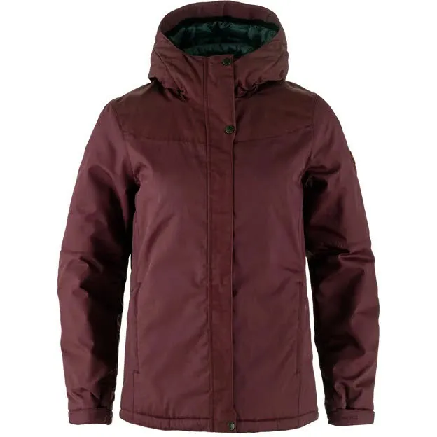 Fjällräven Stina Padded Freizeitjacke Winterjacke Damen rot