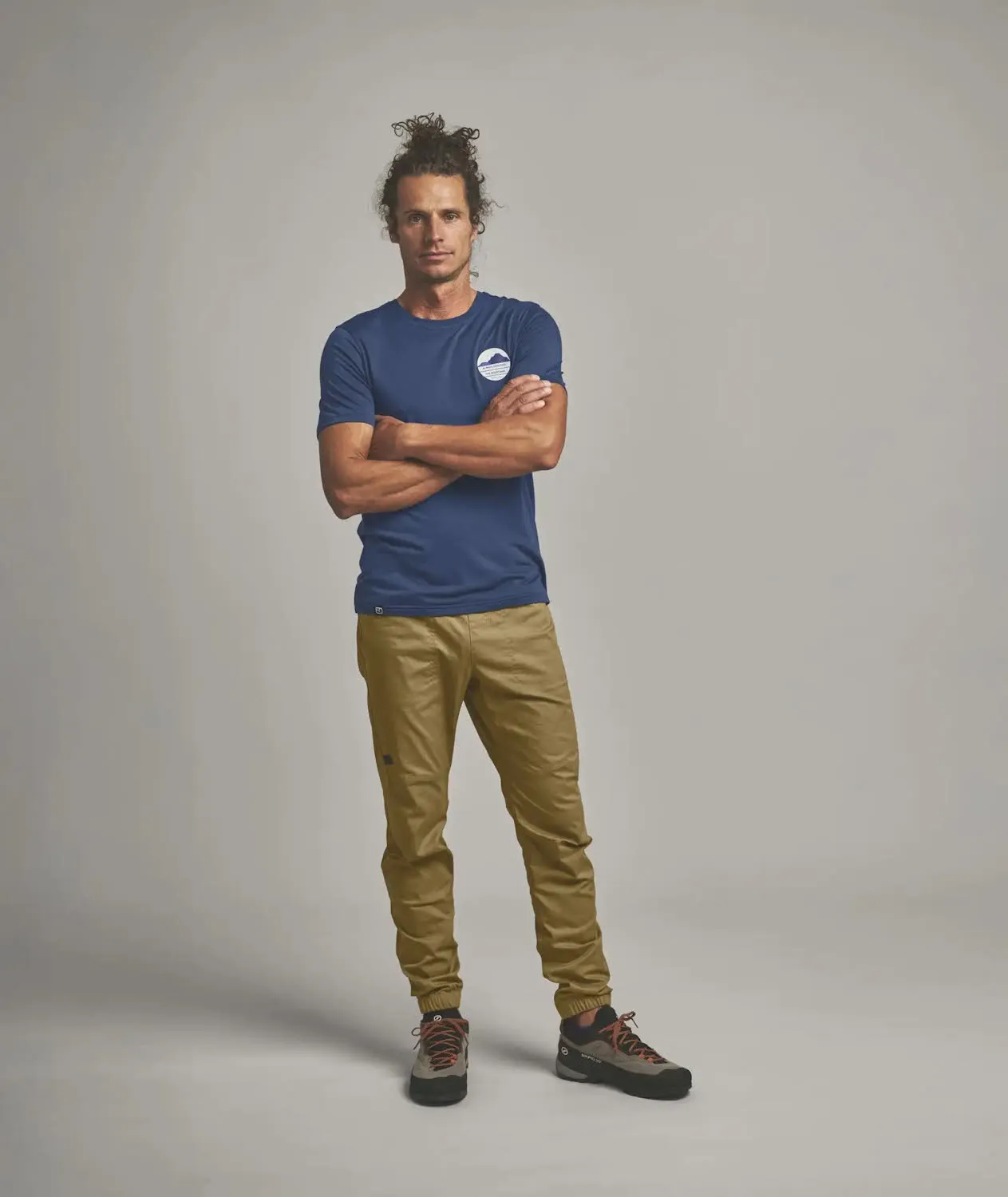 Ortovox 120 COOL TEC CHOOSE MTN TS Herren Funktionsshirt blue nunatak