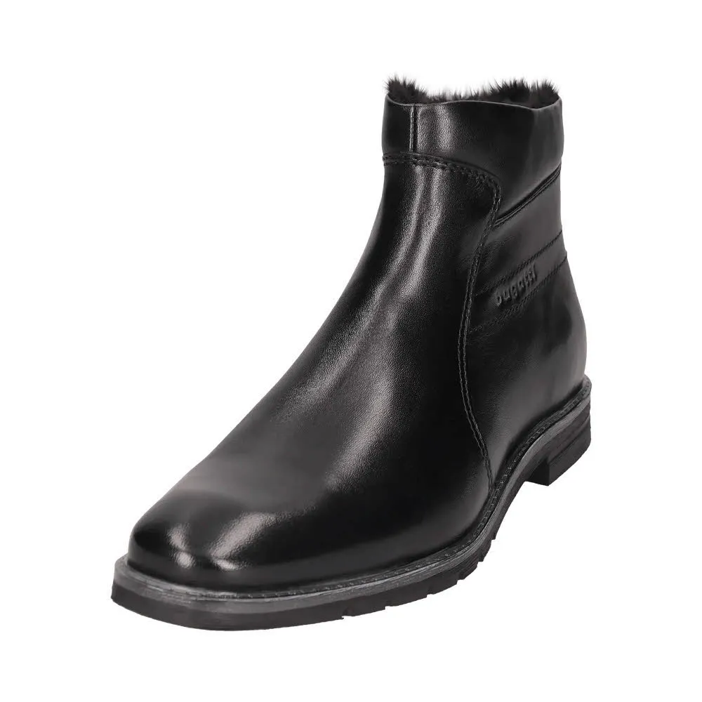 Bugatti Boots Leather Herren Stiefletten Stiefel schwarz
