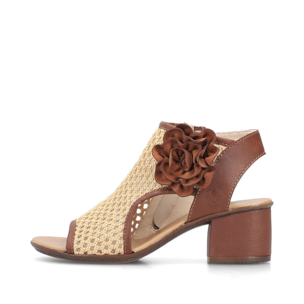 Rieker FSK Damen Sandalen Sandaletten braun