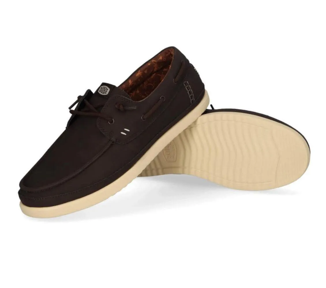 HEYDUDE Harbor Lo Classic Herren Slipper  Halbschuhe braun