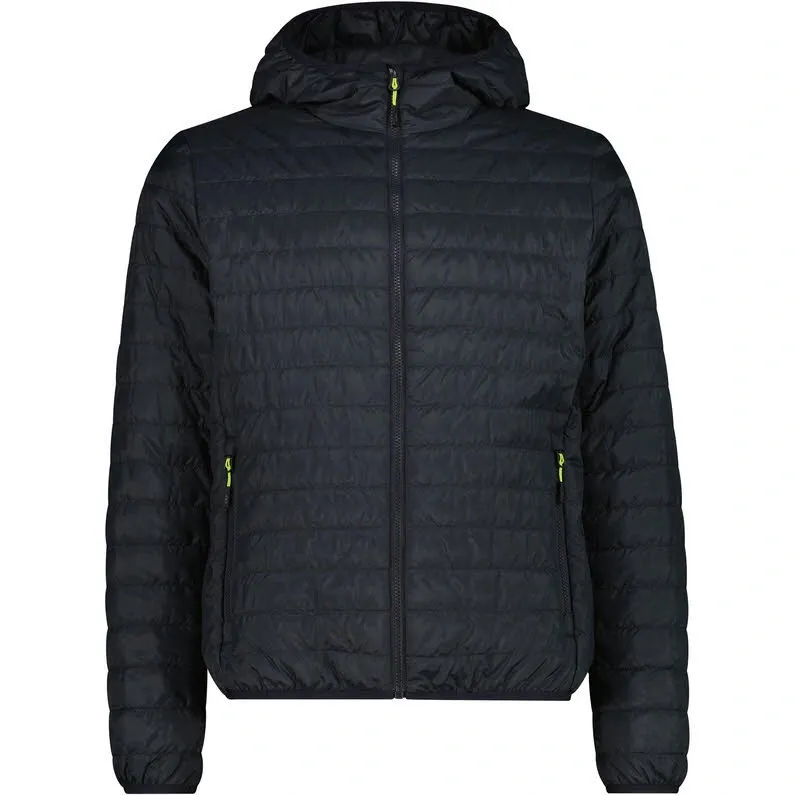 CMP JACKET FIX HOOD Herren  Steppjacke  Kunstfaserjacke ANTRACITE-MELA