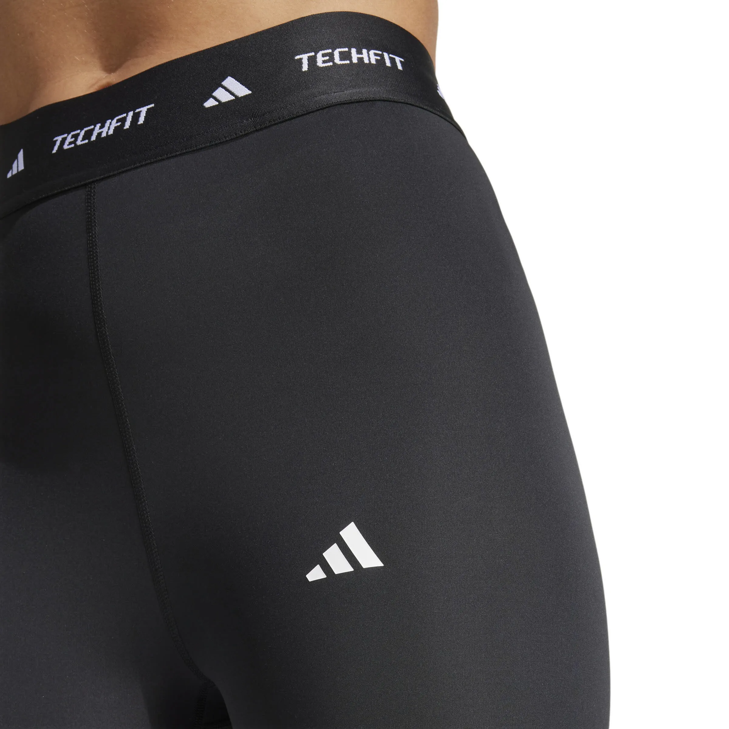 adidas TECHFIT Capri Leggings Sportleggings Damen schwarz