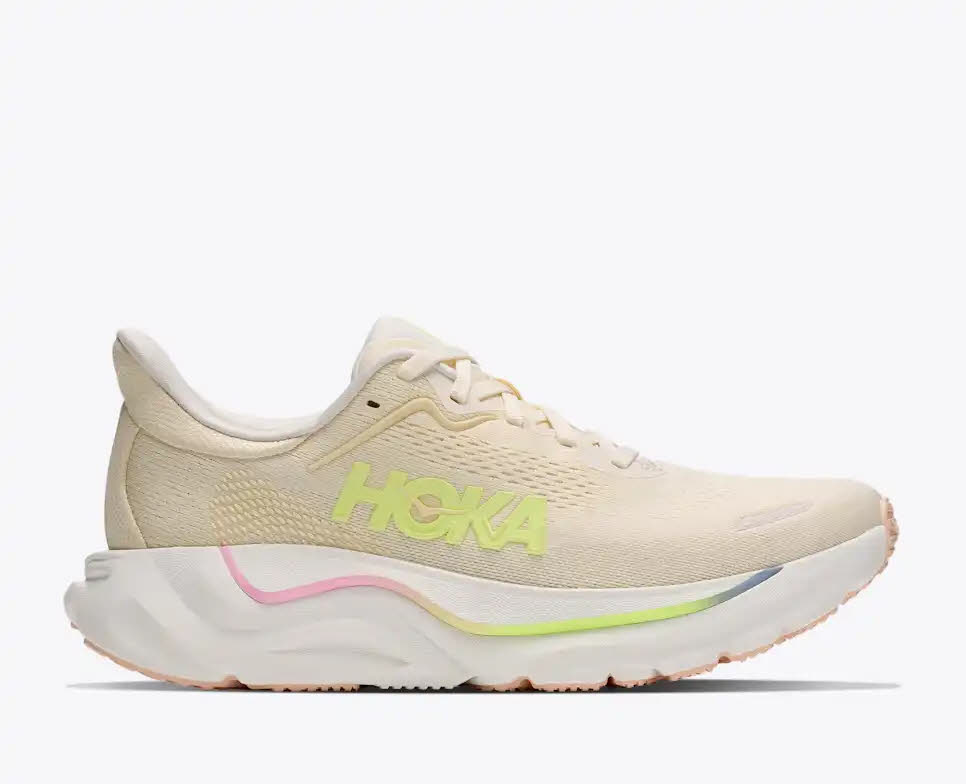 Hoka Arahi 9 Damen Laufschuhe Joggingschuhe vintage yellow