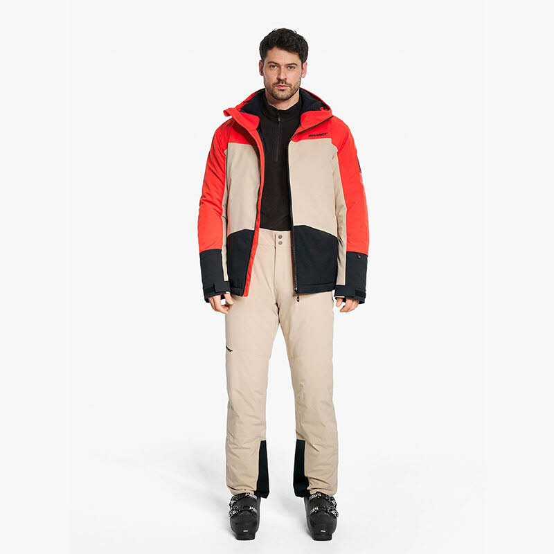 Ziener TARAINO-Z jacket man Herren Skijacke Winterjacke rot
