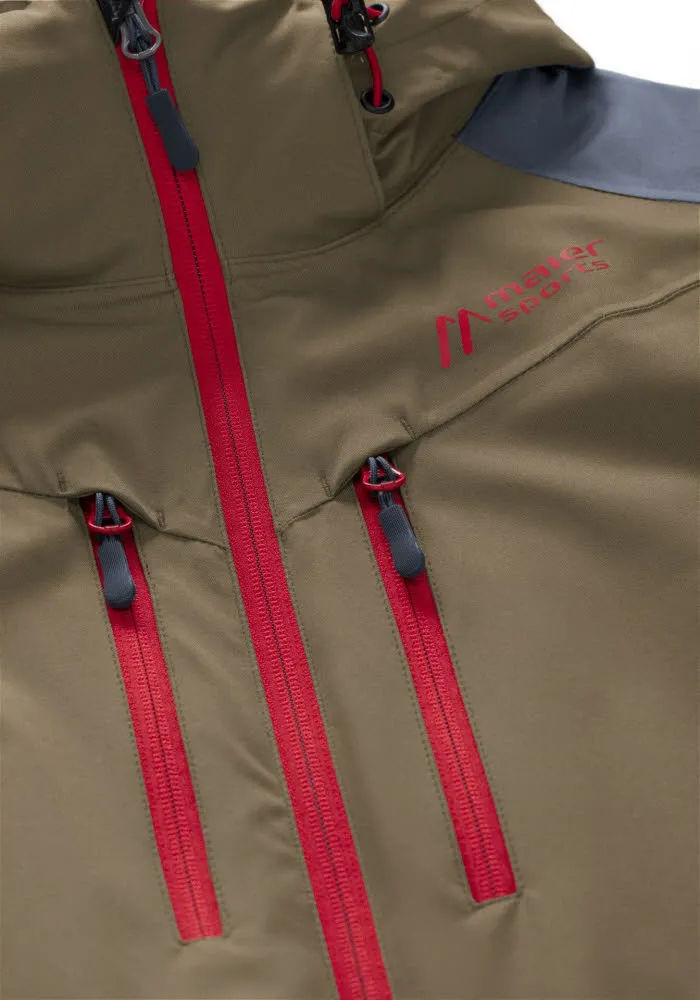Maier Sports JOEY Herren Skijacke Winterjacke fawn