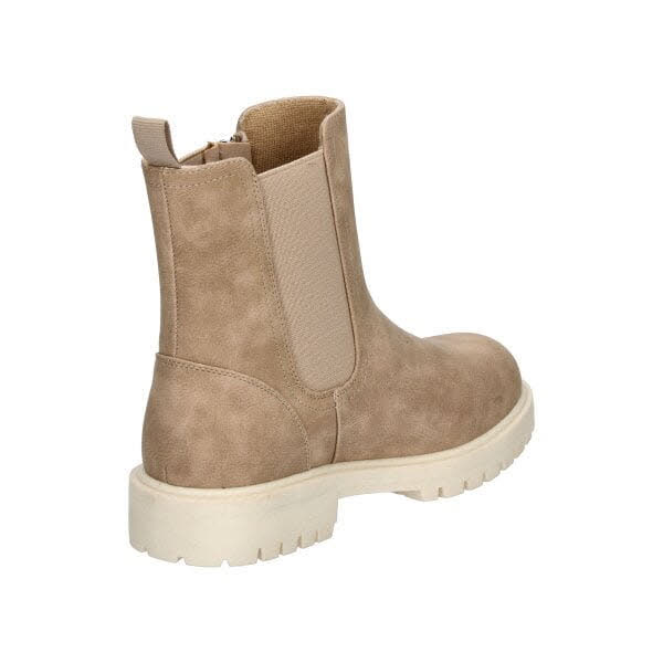 GEKA Mädchen Stiefelette Slipper beige