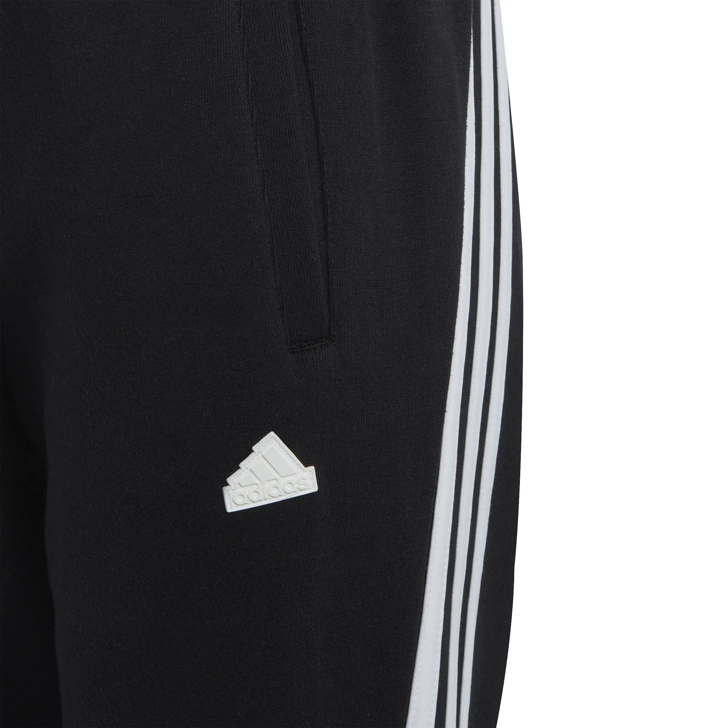 adidas Future Icons 3-Streifen Jungen Jogginghose Trainingshose schwarz NEU