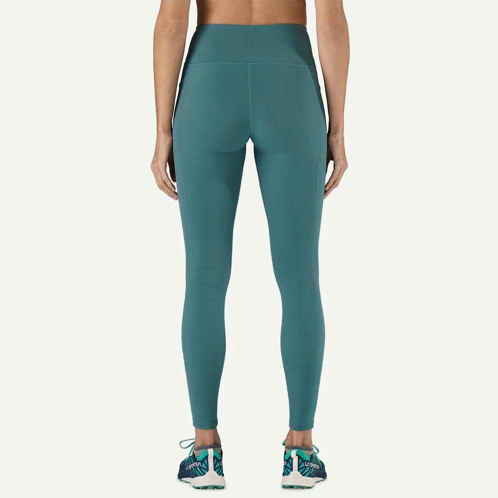 Patagonia Maipo 7/8 Stash Tights Sportleggings Damen blaugrün türkis