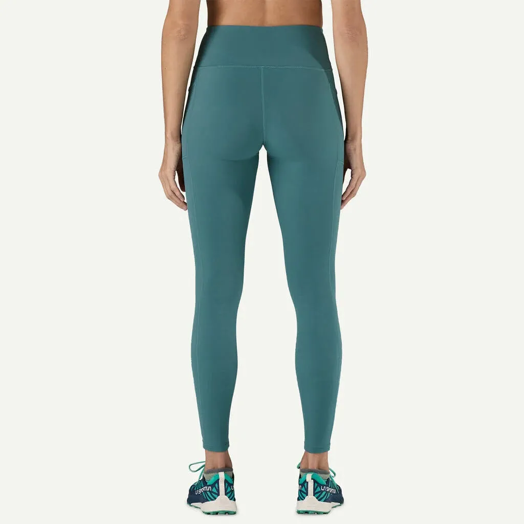 Patagonia Maipo 7/8 Stash Tights Sportleggings Damen blaugrün türkis