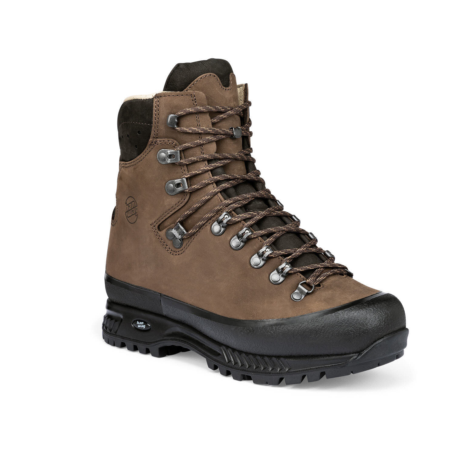 Hanwag Yukon Wide Herren Wanderschuh Trekkingschuh braun