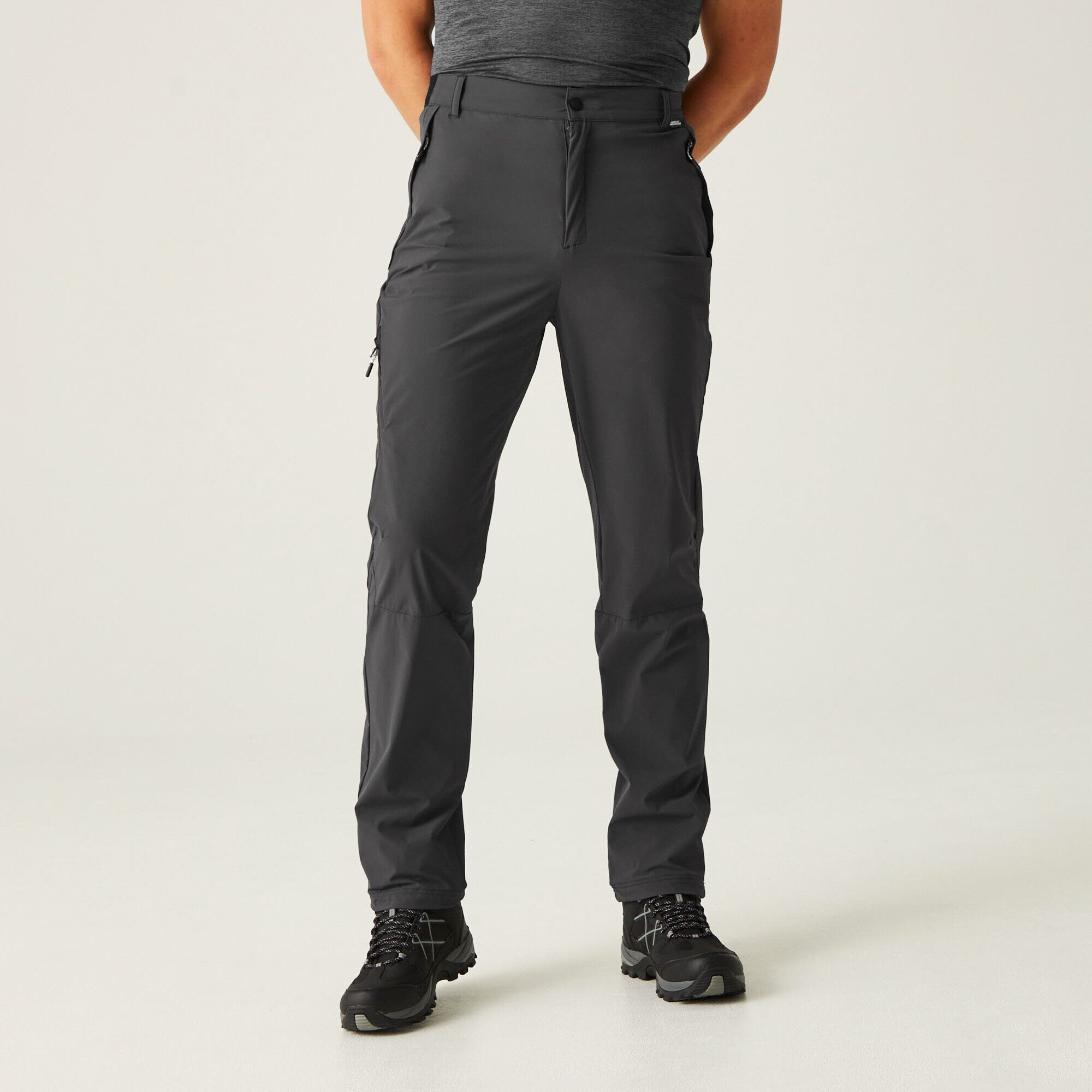 REGATTA Travel Light Wanderhose Herren grau