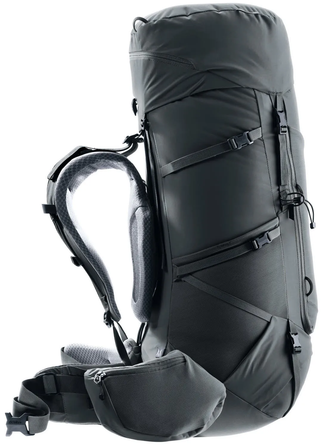 Deuter Aircontact Core 55 +10 SL Damen Wanderrucksack Trekkingrucksack grau