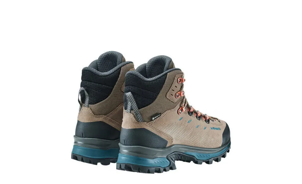 LOWA® RANDIR GTX MID Ws Damen Wanderschuhe Trekkingschuhe Mid stein/petrol