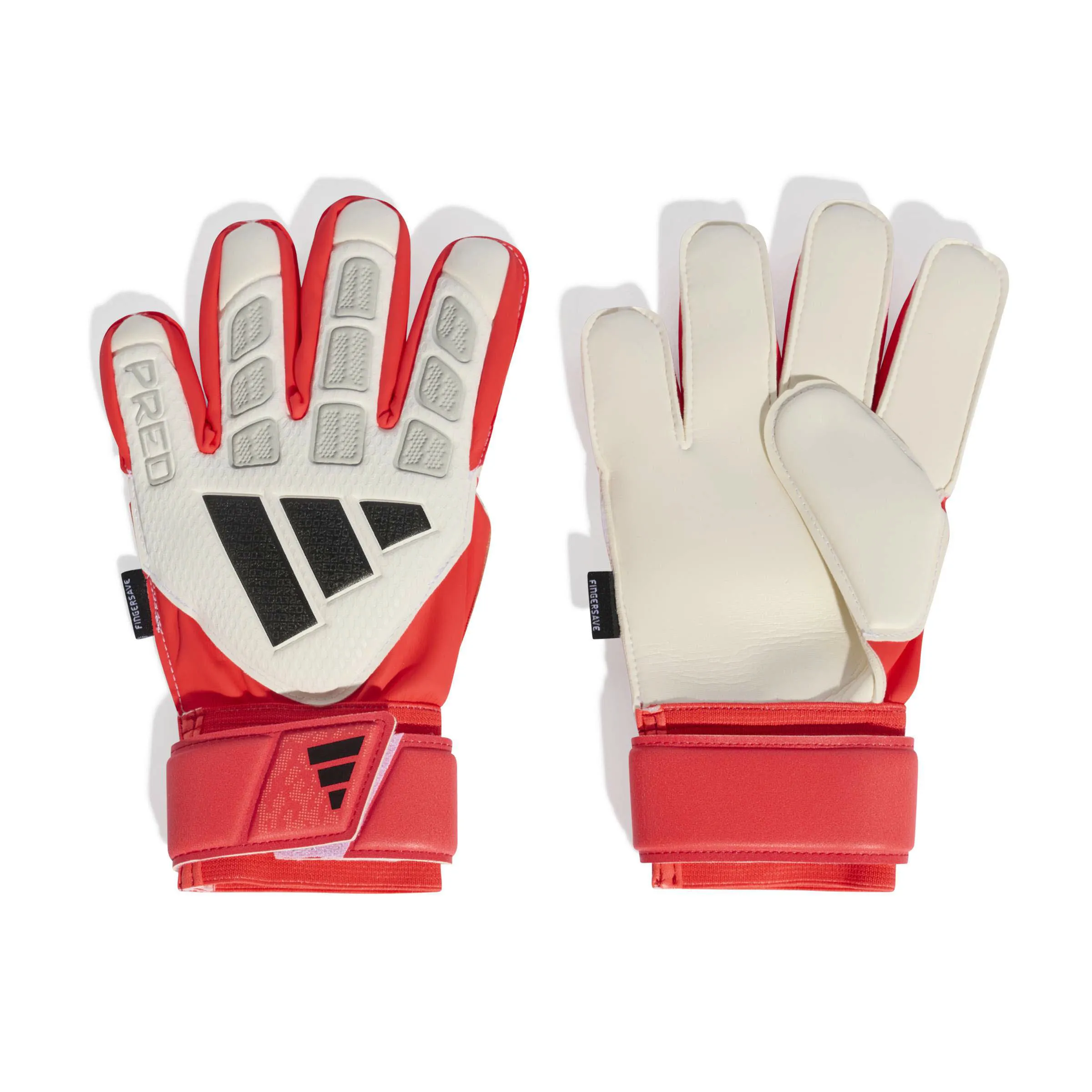 adidas PREDATOR TORWARTHANDSCHUH MATCH Jr. Kinder Torwarthandschuhe weiß/rot