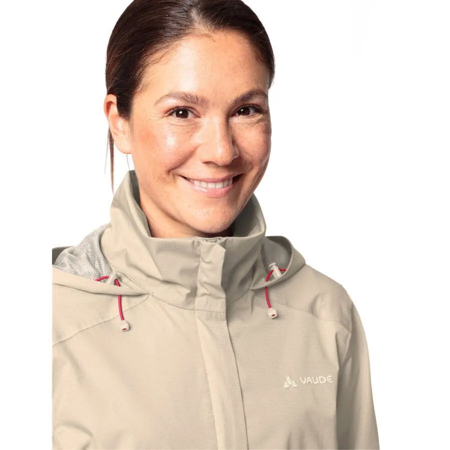 Vaude Escape Regen-Parka Damen Outdoorjacke Regenjacke beige