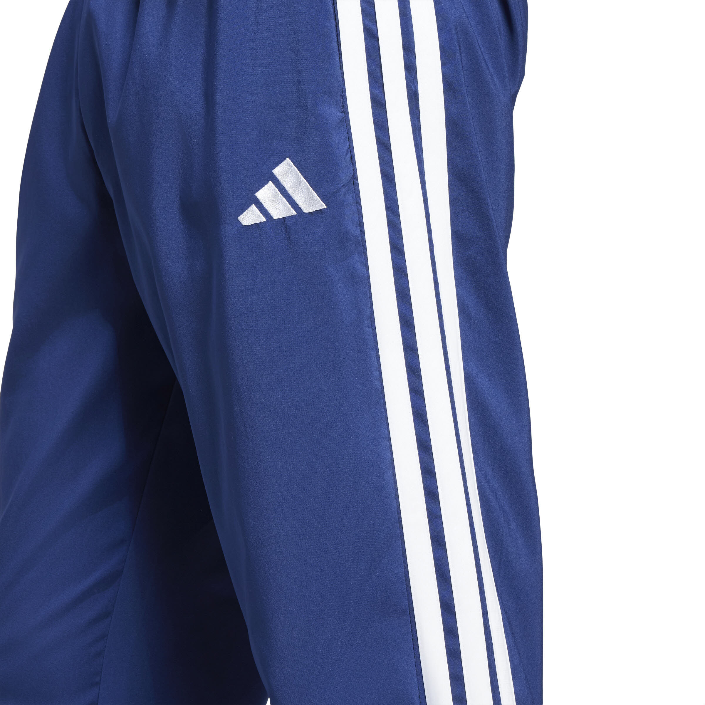 adidas Essentials 3-Streifen Woven Hose Trainingshose Jogginghose Herren blau