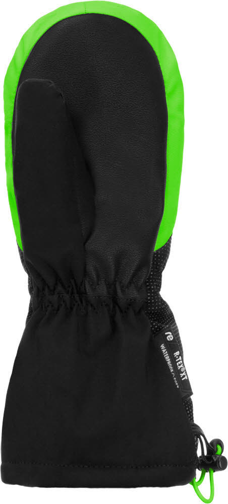 Reusch Maxi R-TEX® XT Mitten Kinder Skihandschuhe Fäustlinge schwarz/grün
