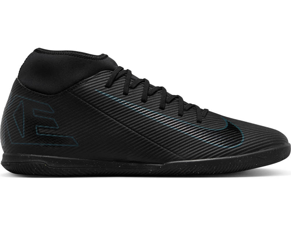 Nike Mercurial Superfly 10 Club Unisex Hallenschuhe Fußballschuhe schwarz
