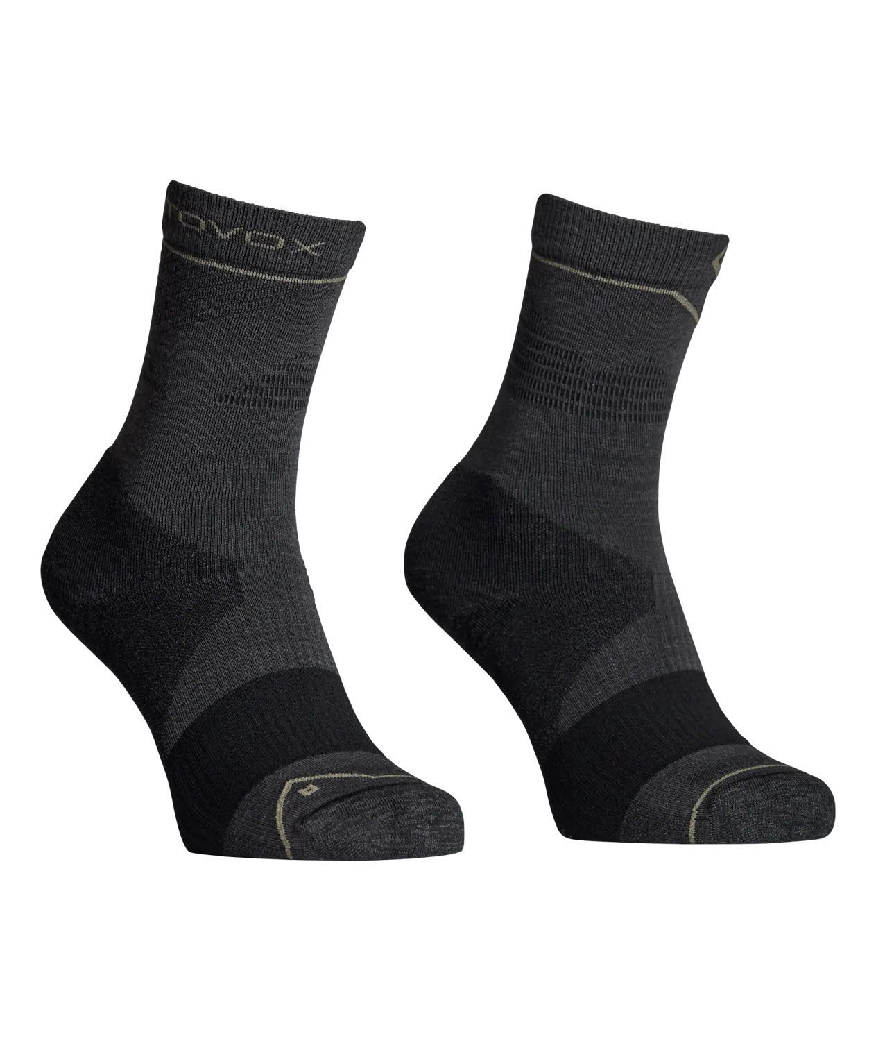 Ortovox ALPINE PRO COMP MID SOCKS M Herren Treckingsocken schwarz