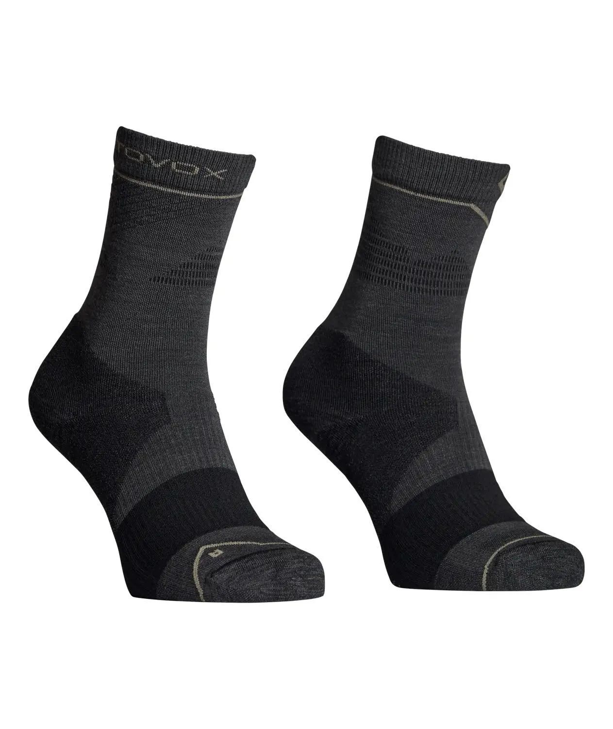 Ortovox ALPINE PRO COMP MID SOCKS M Herren Treckingsocken schwarz