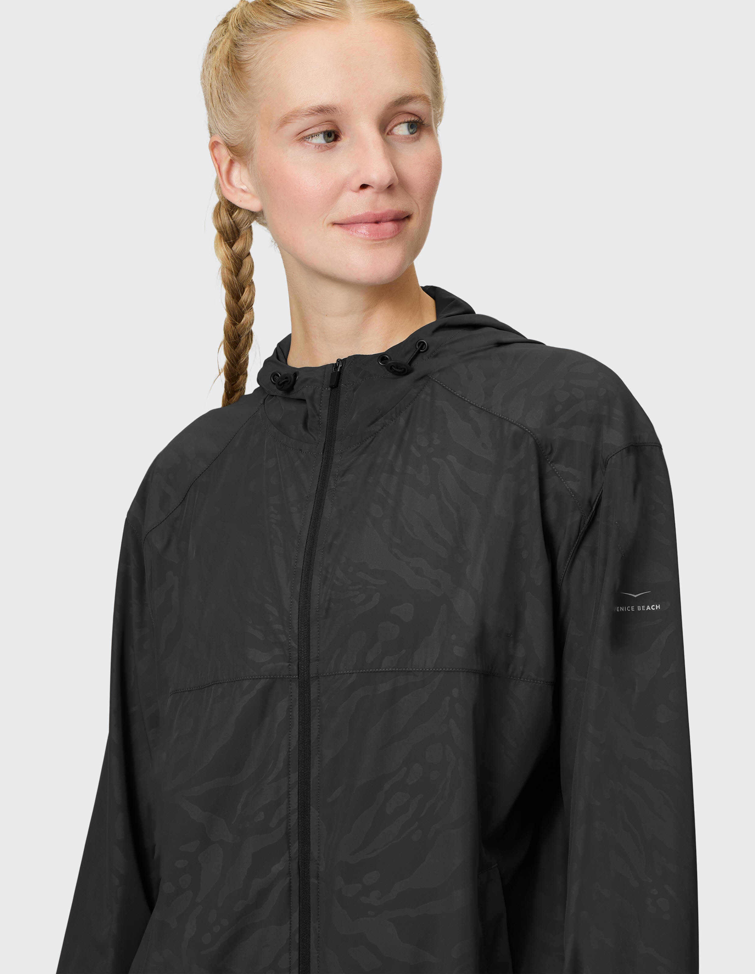 Venice Beach MOINA Kapuzenjacke Sportjacke Damen dunkelgrau schwarz