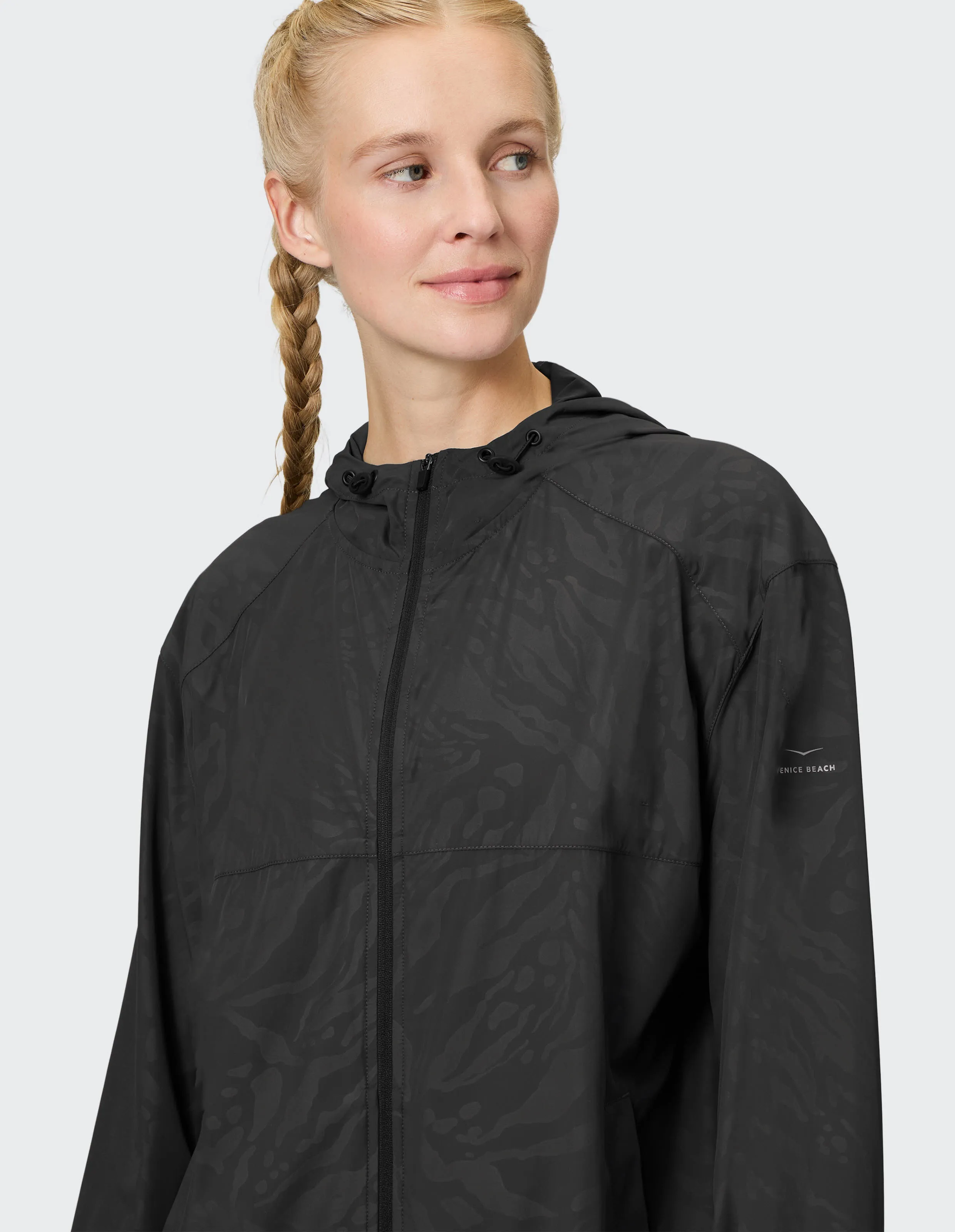 Venice Beach MOINA Kapuzenjacke Sportjacke Damen dunkelgrau schwarz