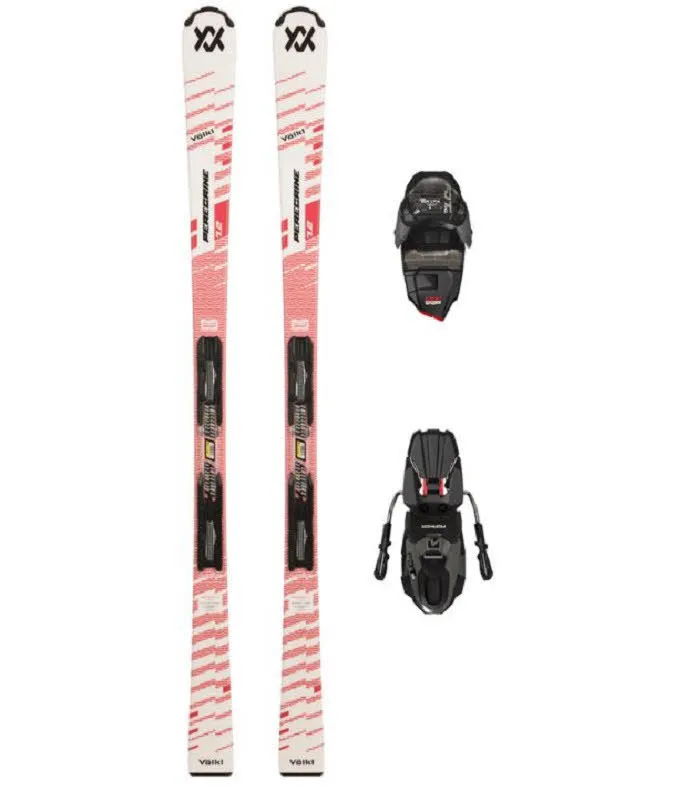 Völkl Peregrine 7.2 + FDT TP 10 GW Allmountain Ski Fortgeschrittene 24/25 rot/weiß