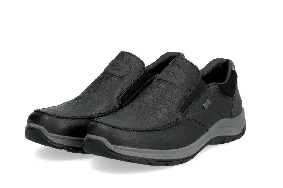 Rieker Herren Slipper Alltagsschuhe urbanschwarz