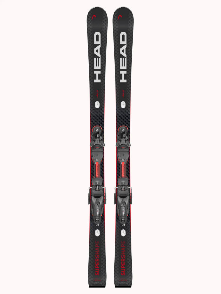 Head Supershape e-Rally + PRD 12 GW Sportcarver Ski Fortgeschrittene 25/26 schwarz