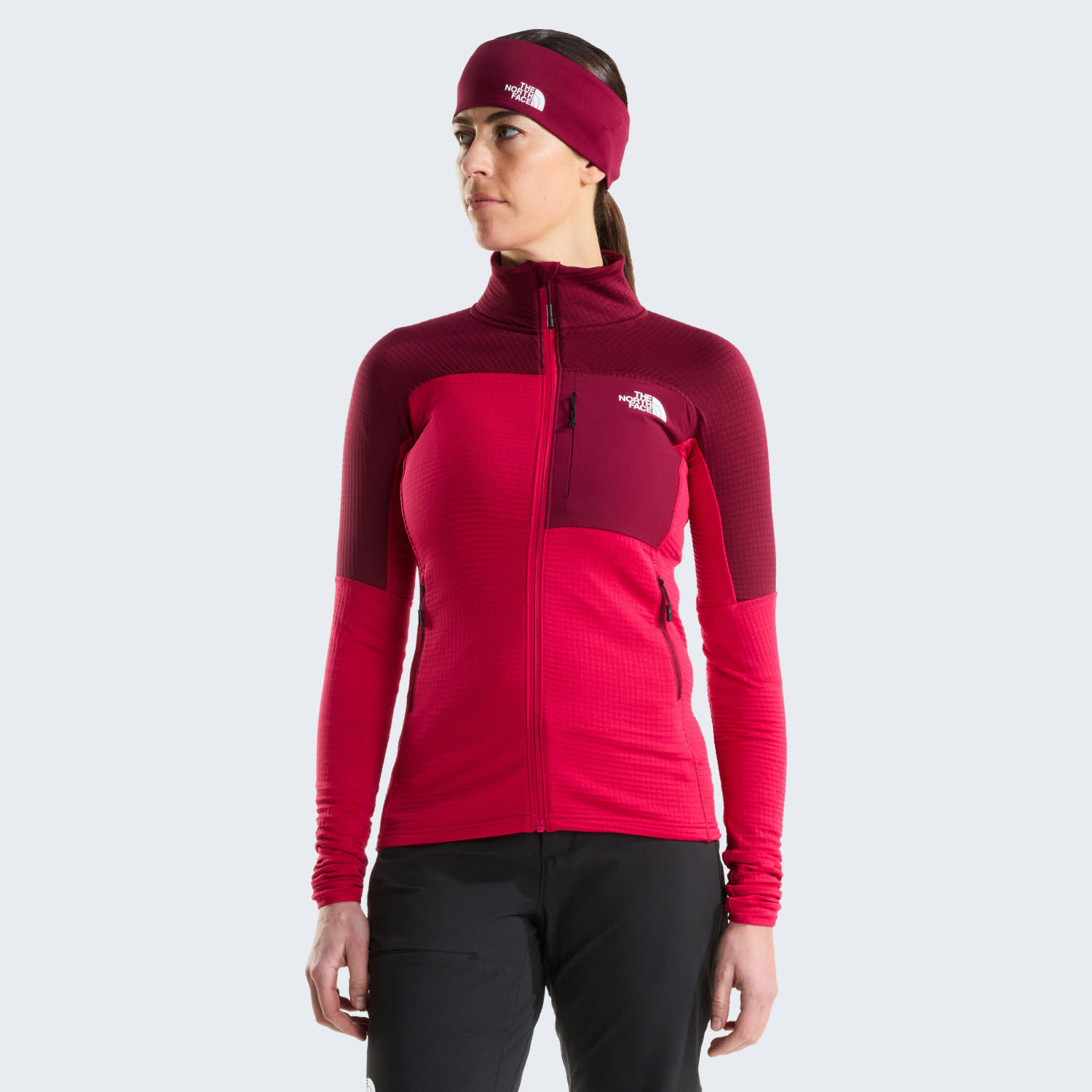 The North Face Stormgap Power Grid™ Damen Funkitonsjacke Outdoorjacke rot