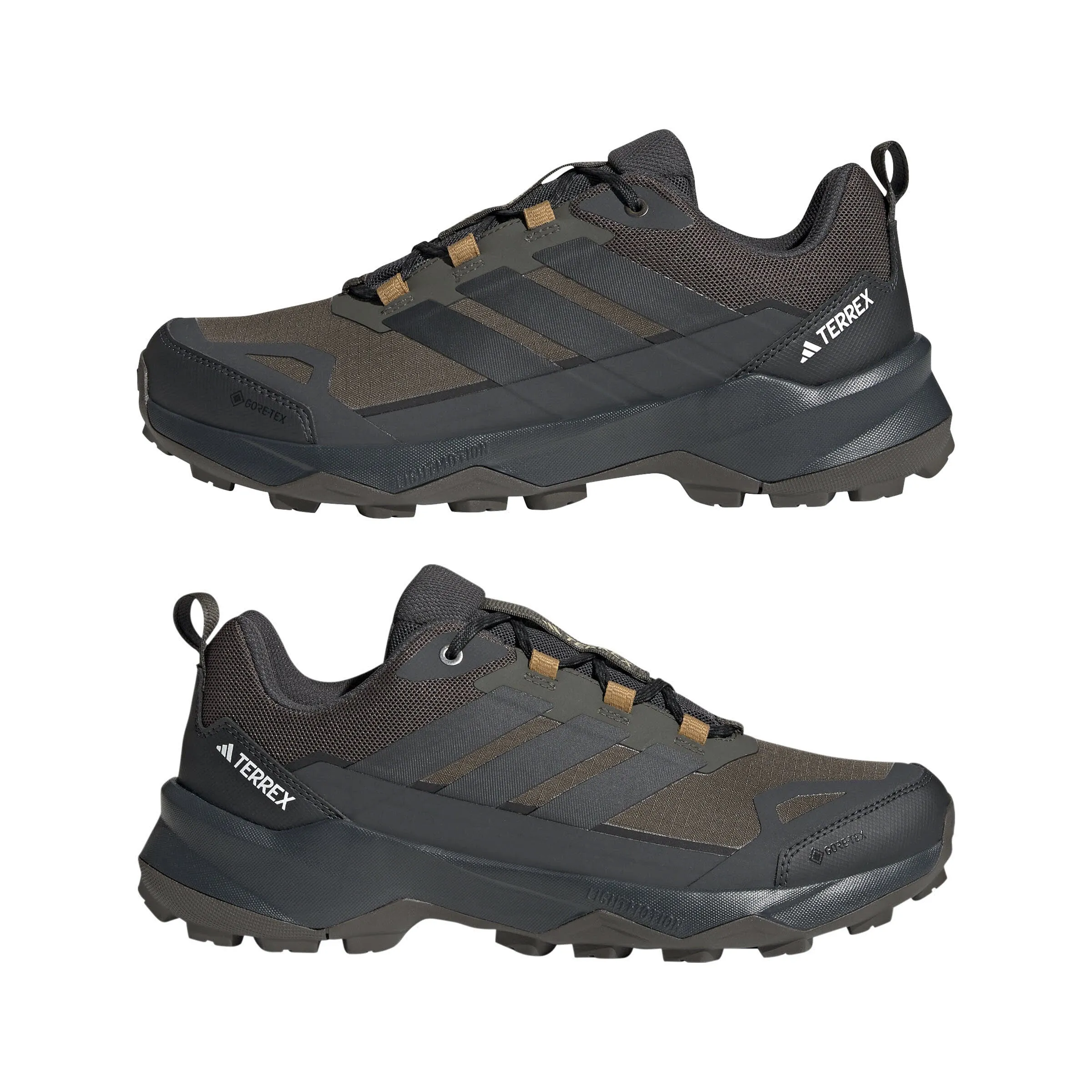 adidas TERREX SKYCHASER AX5 GTX Herren Wanderschuhe Trekkingschuhe Low oliv/schwarz