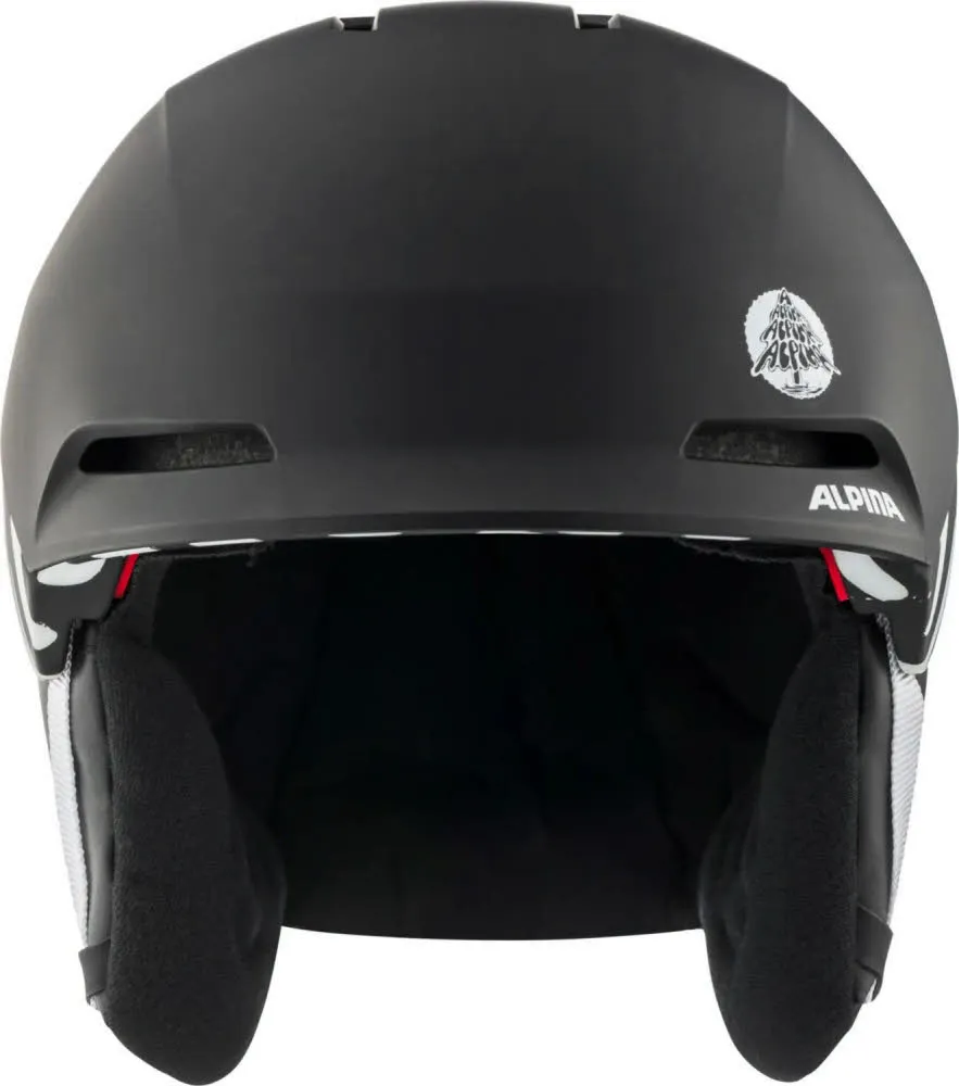 Alpina NAX Unisex Skihelm Snowboardhelm litoff black white
