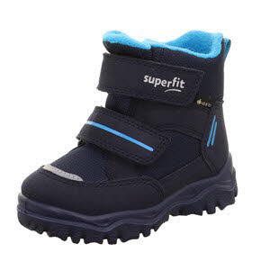 Superfit HUSKY1 Winterstiefel gefüttert Outdoorschuhe Kinder blau/hellblau