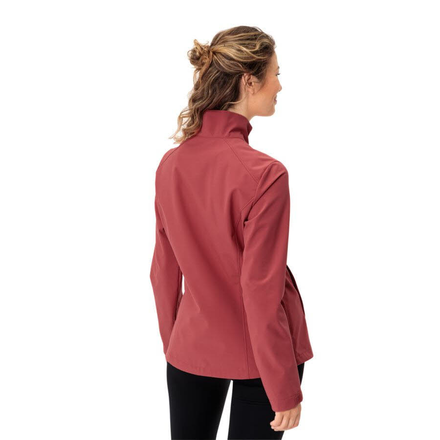 Vaude Hurricane IV Softshelljacke Damen Wanderjacke rot