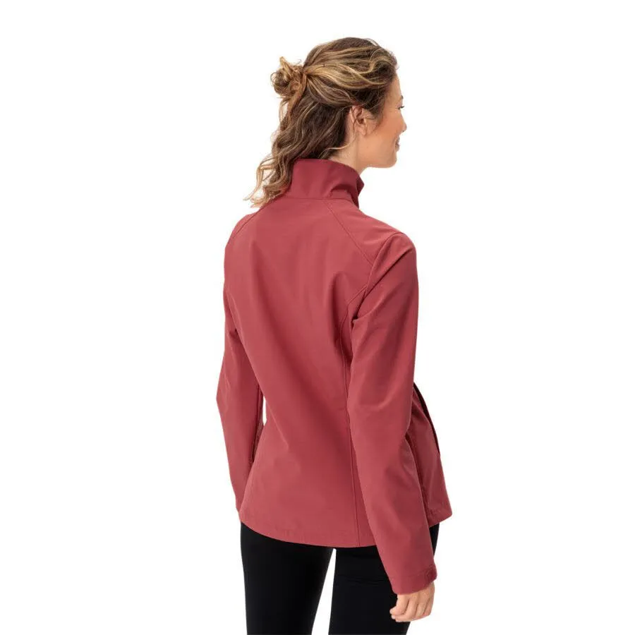 Vaude Hurricane IV Softshelljacke Damen Wanderjacke rot