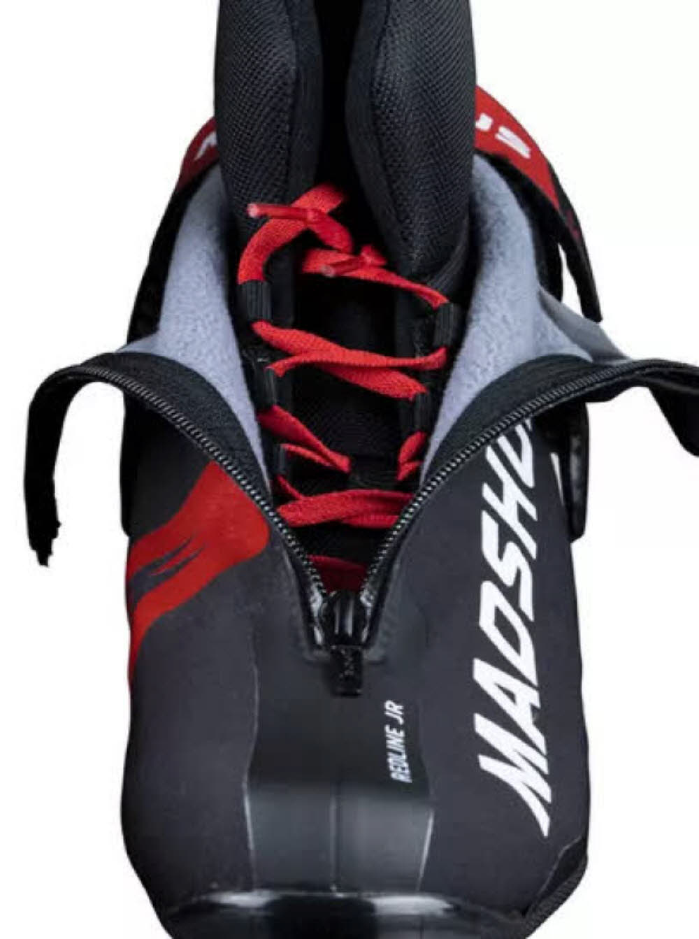 Madshus Redline Jr Langlaufschuhe Wasserfest Atmungsaktiv Komfort Kinder Schwarz